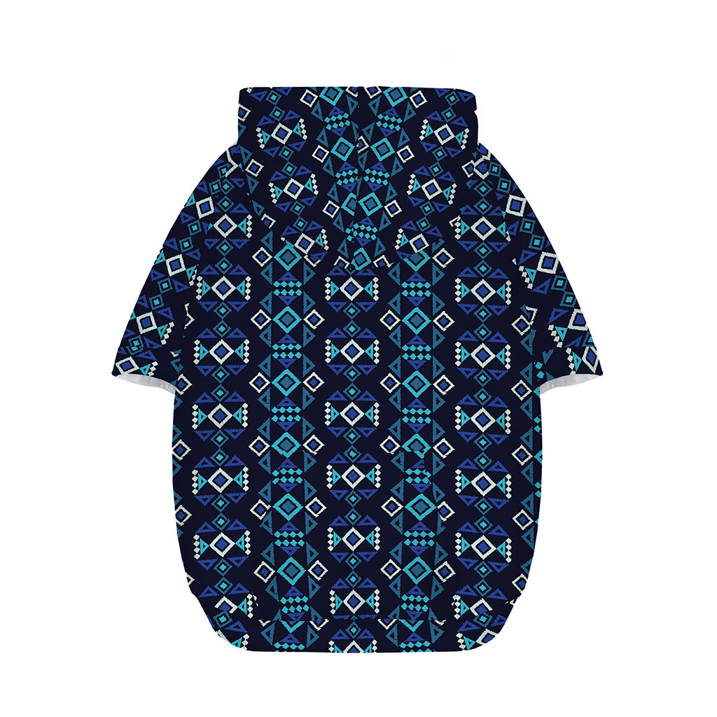 Native Ethnic Pattern Print Dog Zip Up Hoodie