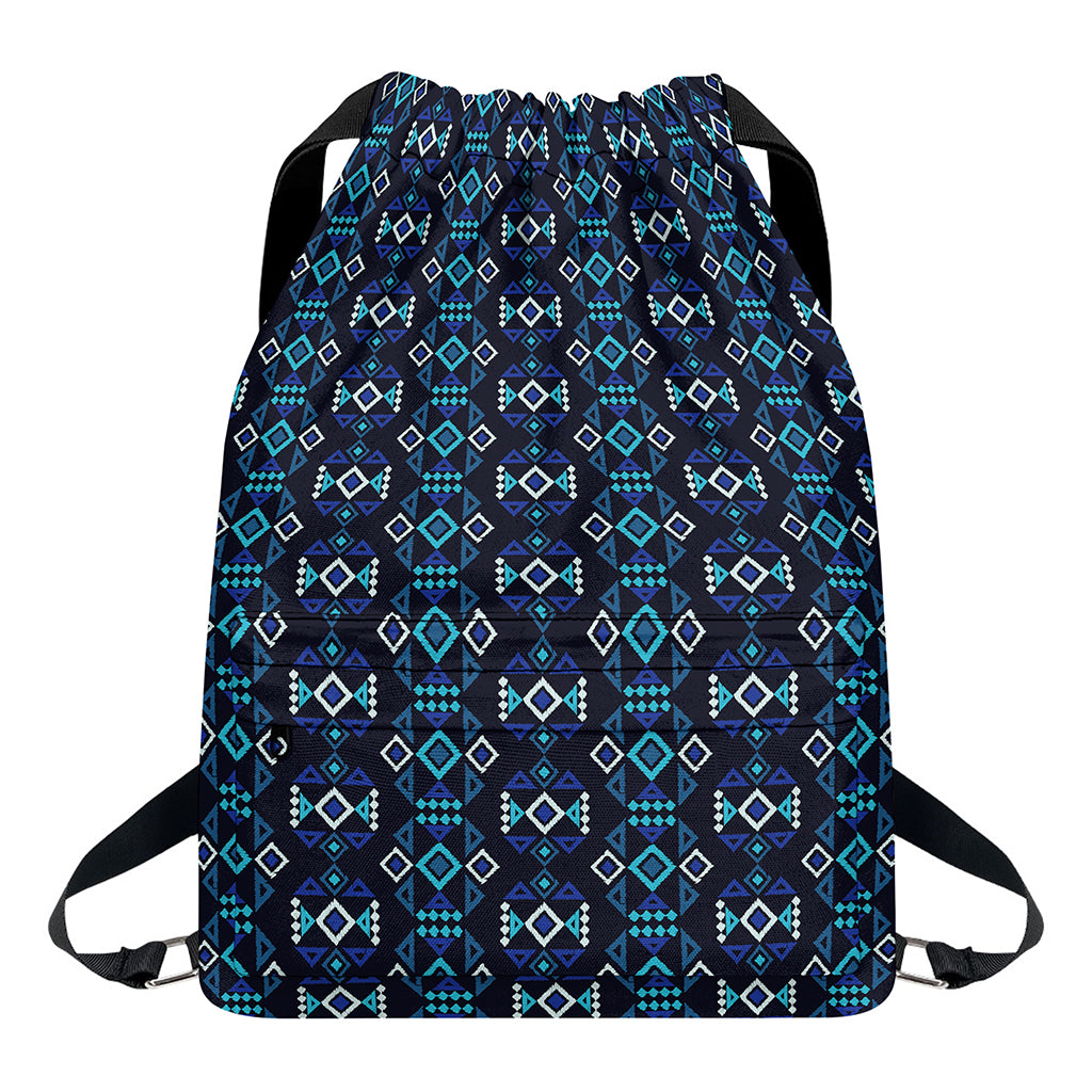 Native Ethnic Pattern Print Drawstring Backpack
