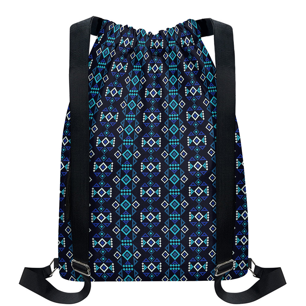 Native Ethnic Pattern Print Drawstring Backpack
