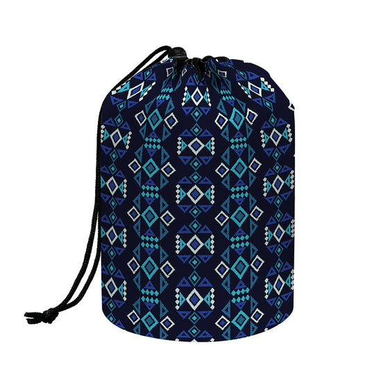 Native Ethnic Pattern Print Drawstring Makeup Bag