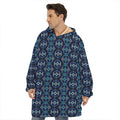 Native Ethnic Pattern Print Hoodie Blanket