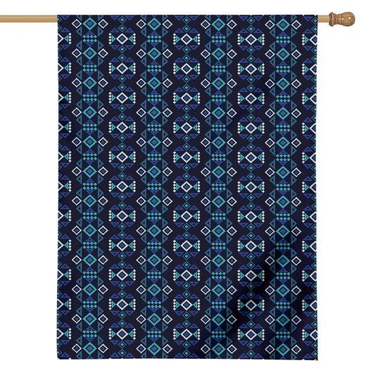 Native Ethnic Pattern Print House Flag