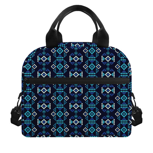 Native Ethnic Pattern Print Insulated Lunch Bag