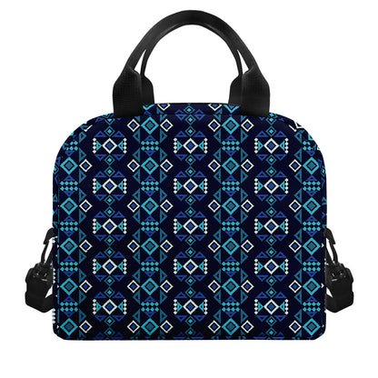 Native Ethnic Pattern Print Insulated Lunch Bag