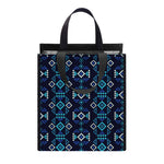 Native Ethnic Pattern Print Insulated Lunch Tote