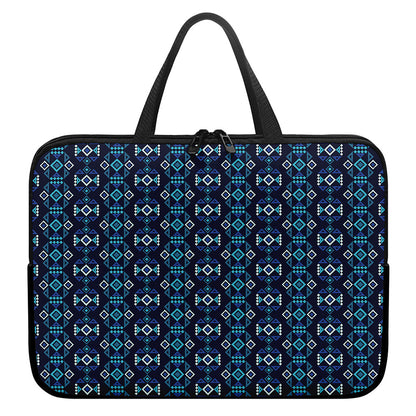 Native Ethnic Pattern Print Laptop Sleeve With Handle