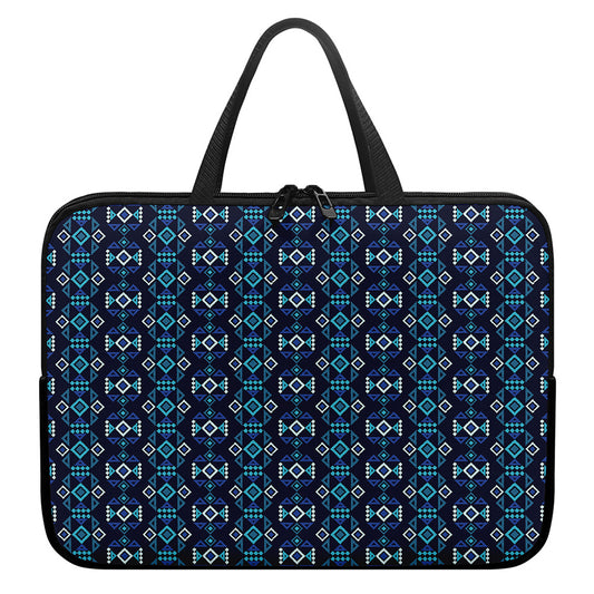 Native Ethnic Pattern Print Laptop Sleeve With Handle