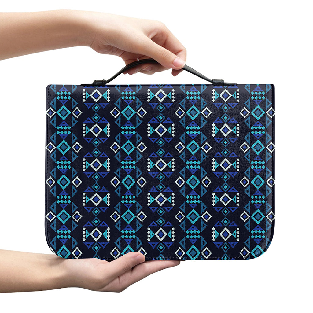 Native Ethnic Pattern Print Leather Bible Cover