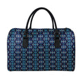Native Ethnic Pattern Print Leather Duffel Bag
