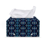 Native Ethnic Pattern Print Leather Tissue Box Cover