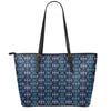 Native Ethnic Pattern Print Leather Tote Bag