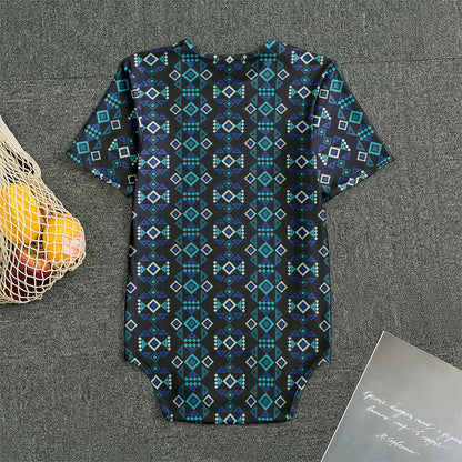 Native Ethnic Pattern Print Men's Bodysuit