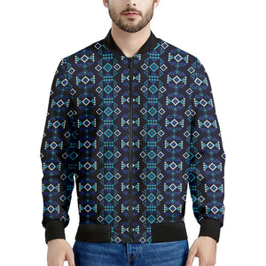 Native Ethnic Pattern Print Men's Bomber Jacket