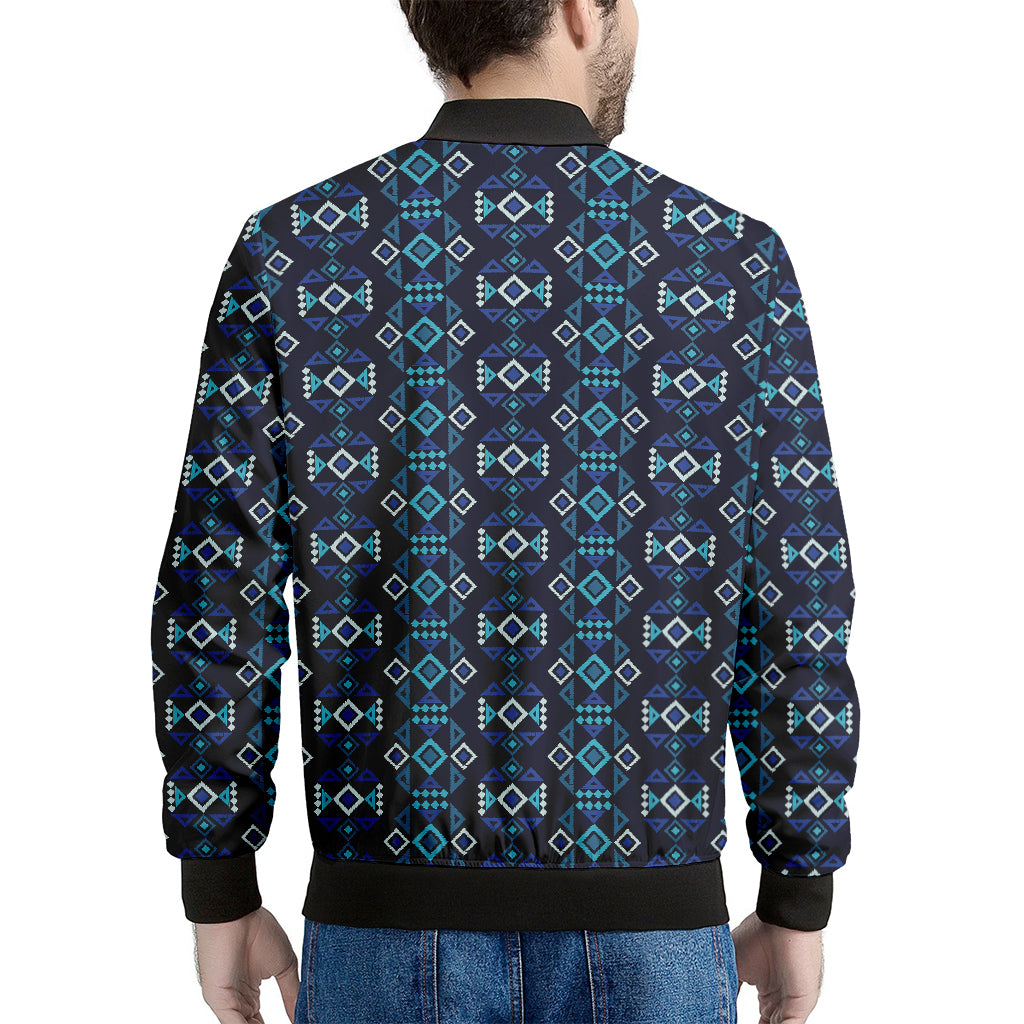 Native Ethnic Pattern Print Men's Bomber Jacket