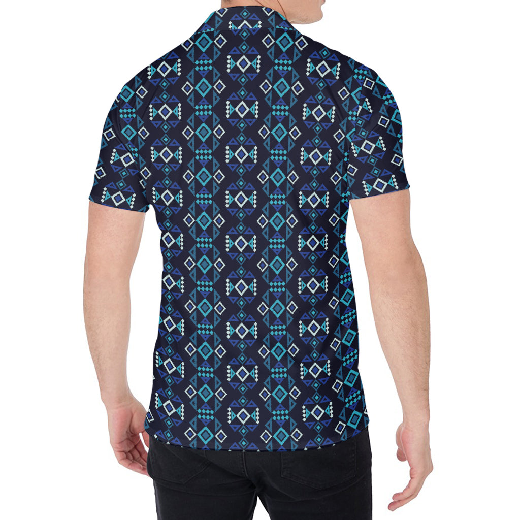 Native Ethnic Pattern Print Men's Shirt