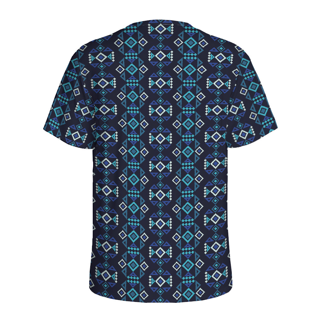 Native Ethnic Pattern Print Men's Sports T-Shirt
