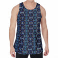 Native Ethnic Pattern Print Men's Velvet Tank Top