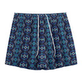 Native Ethnic Pattern Print Mesh Shorts
