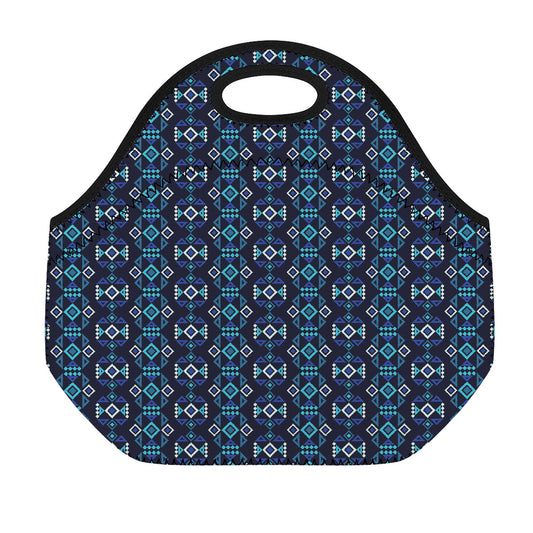 Native Ethnic Pattern Print Neoprene Lunch Bag