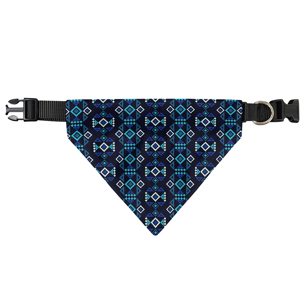 Native Ethnic Pattern Print Over The Collar Dog Bandana