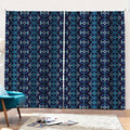Native Ethnic Pattern Print Pencil Pleat Curtains