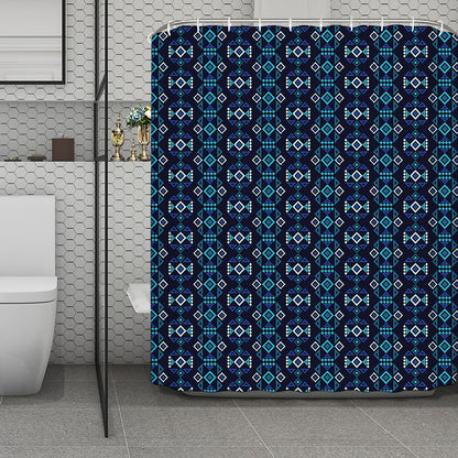 Native Ethnic Pattern Print Polyester Shower Curtain