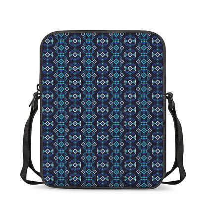 Native Ethnic Pattern Print Rectangular Crossbody Bag
