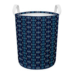 Native Ethnic Pattern Print Round Laundry Basket