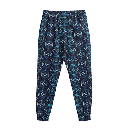 Native Ethnic Pattern Print Sweatpants