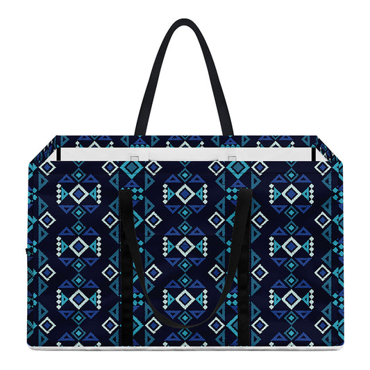 Native Ethnic Pattern Print Utility Tote Bag