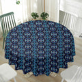 Native Ethnic Pattern Print Waterproof Round Tablecloth
