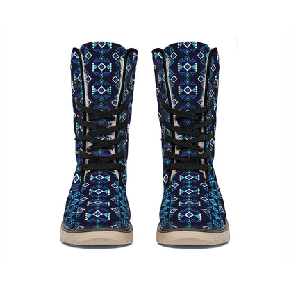 Native Ethnic Pattern Print Winter Boots