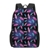 Native Feather Pattern Print 17 Inch Backpack