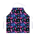 Native Feather Pattern Print Adjustable Apron