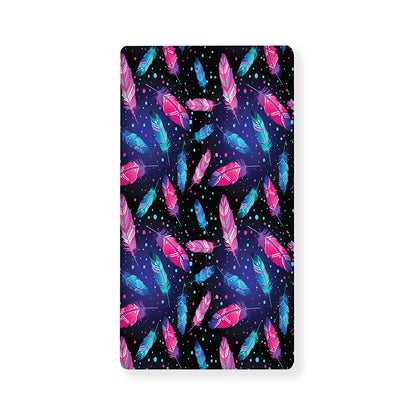 Native Feather Pattern Print Baby Crib Sheet