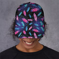 Native Feather Pattern Print Baseball Cap