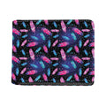 Native Feather Pattern Print Bifold Wallet