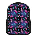 Native Feather Pattern Print Casual Backpack