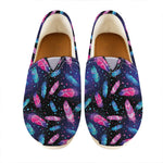 Native Feather Pattern Print Casual Shoes