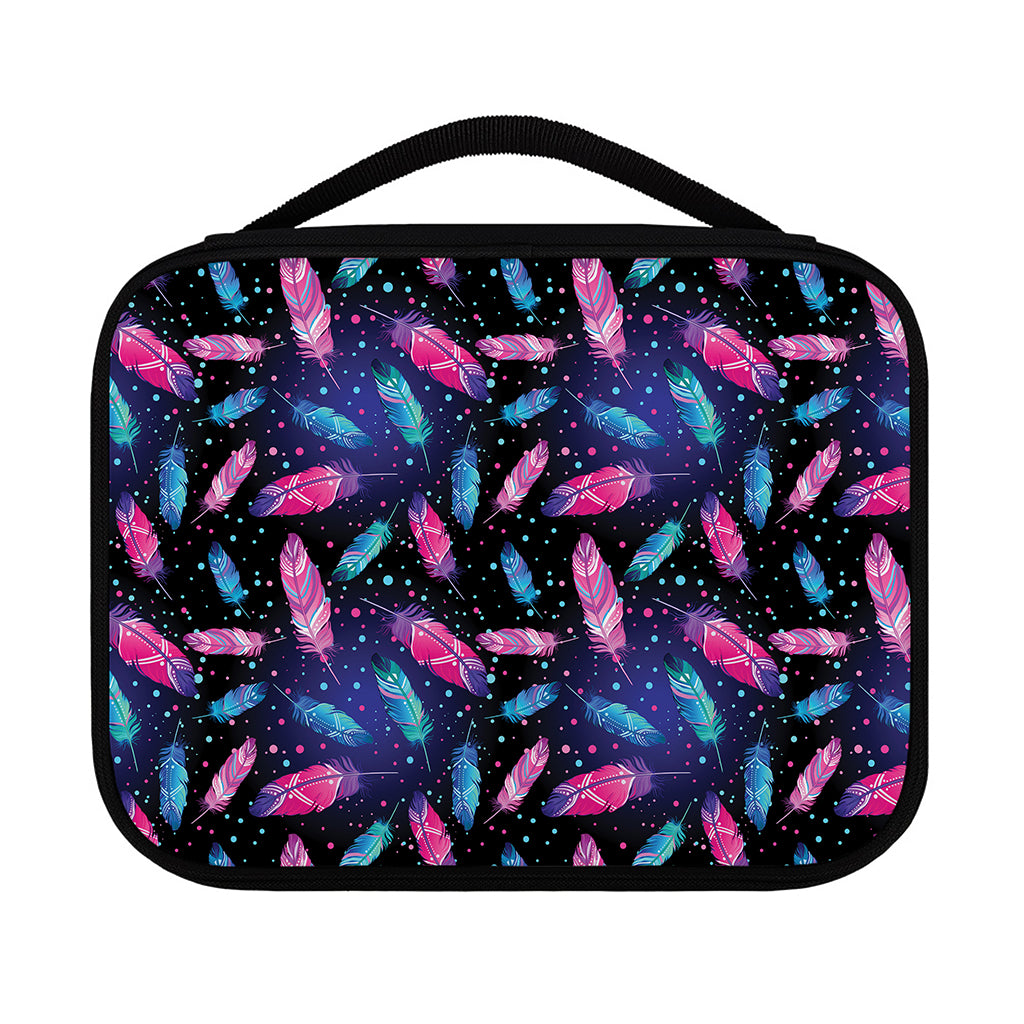 Native Feather Pattern Print Classic Bible Case