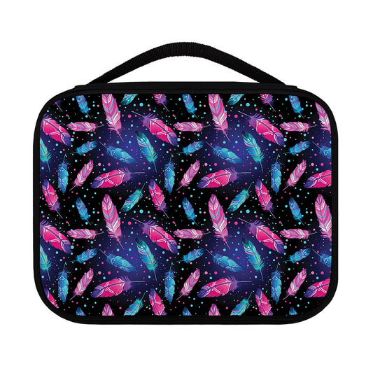 Native Feather Pattern Print Classic Bible Case