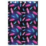 Native Feather Pattern Print Curtain