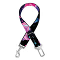 Native Feather Pattern Print Dog Seat Belt