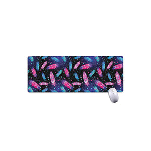 Native Feather Pattern Print Extended Mouse Pad