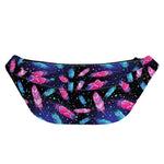 Native Feather Pattern Print Fanny Pack