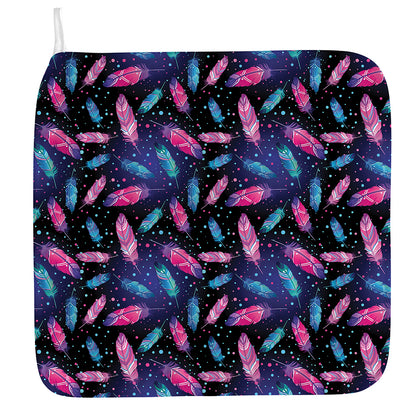 Native Feather Pattern Print Hand Towel
