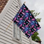 Native Feather Pattern Print House Flag