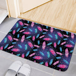 Native Feather Pattern Print Indoor Door Mat