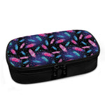 Native Feather Pattern Print Insulin Cooler Travel Case