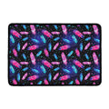 Native Feather Pattern Print Kitchen Mat